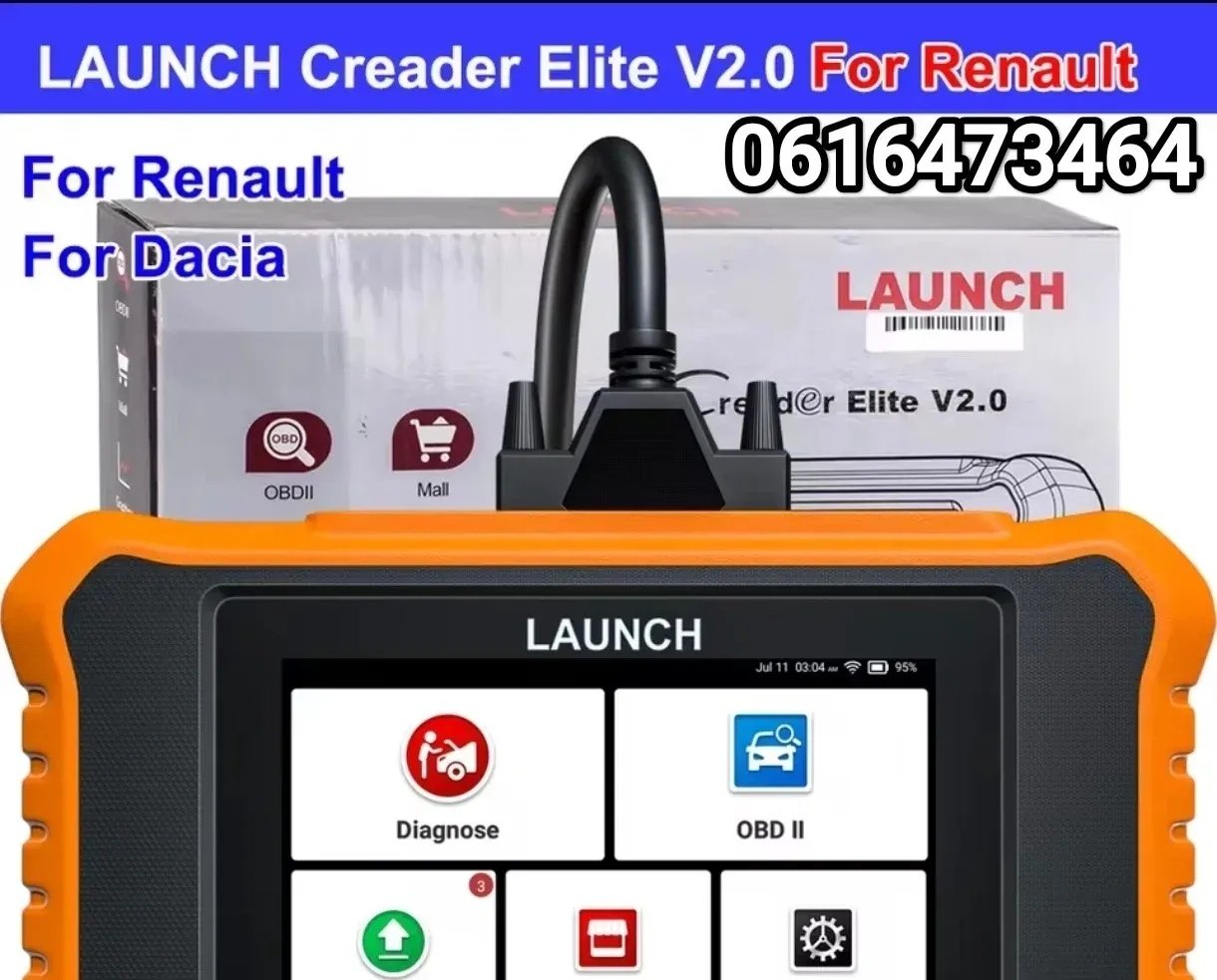 LAUNCH X431 Elite V2.0 OBD2 Diagnostic Scanner Renault Dacia Kia Hyundai