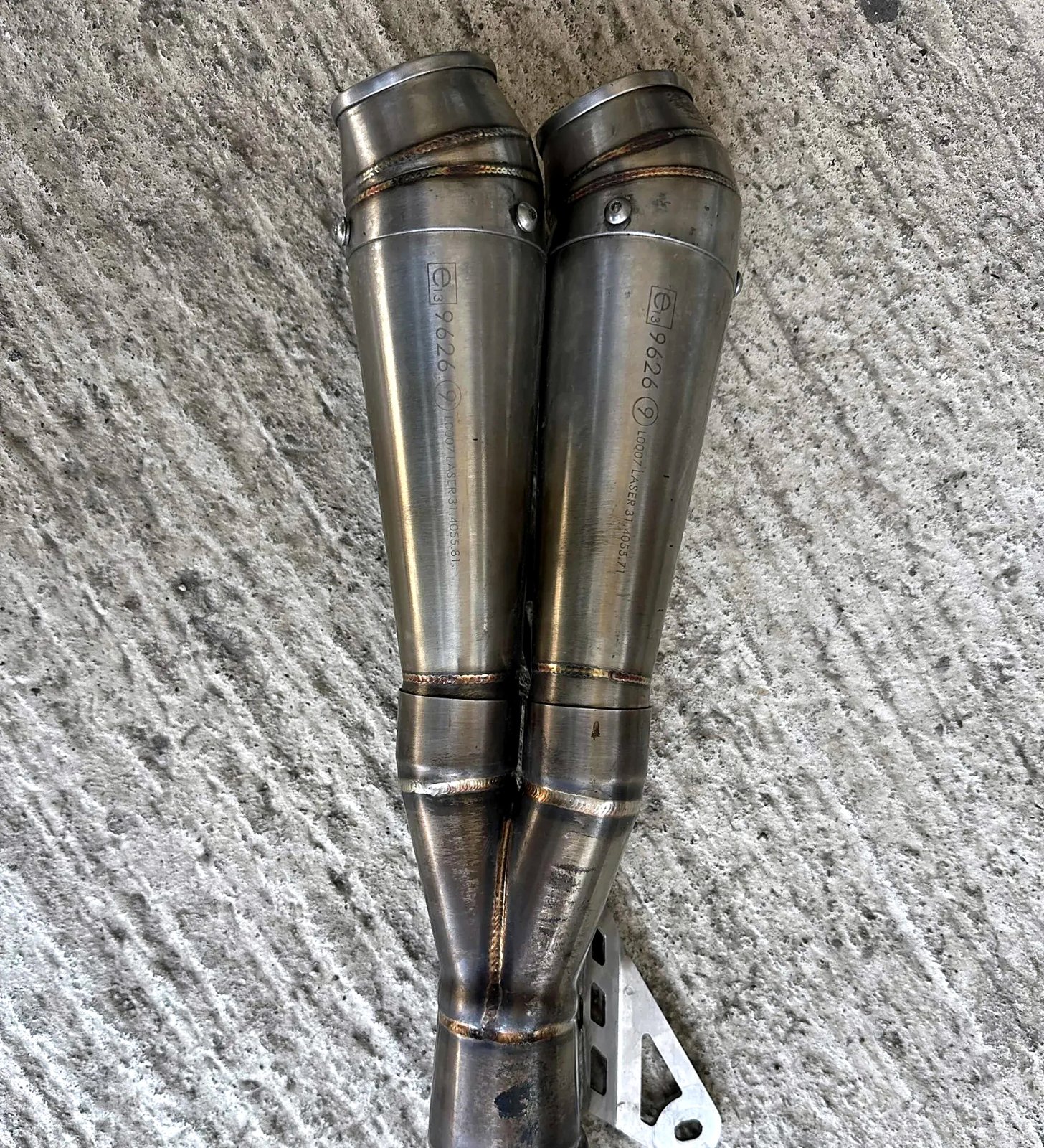 Racing sport exhaust muffler BMW S1000RR 2011