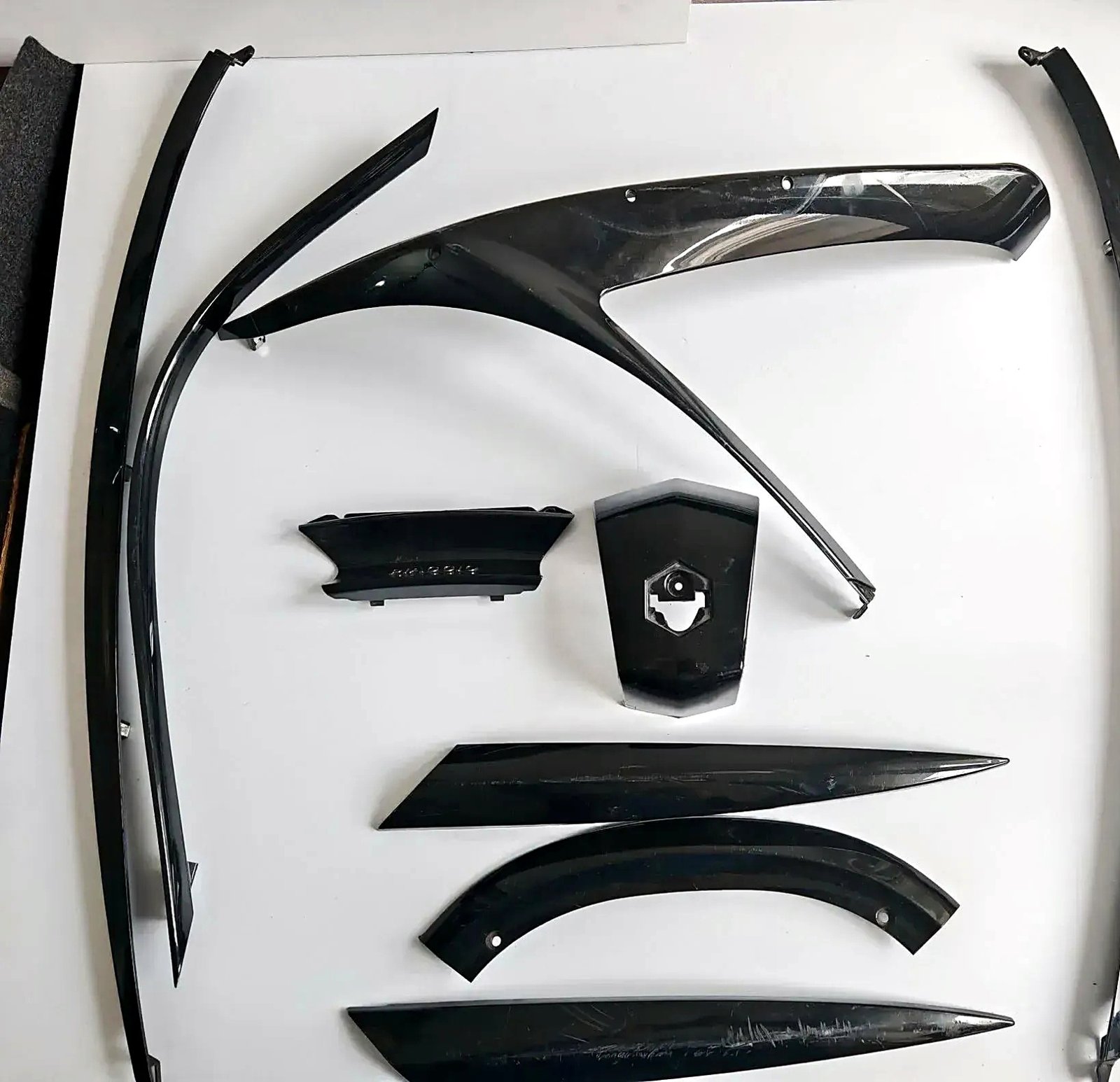 Piaggio X10 black trim strips