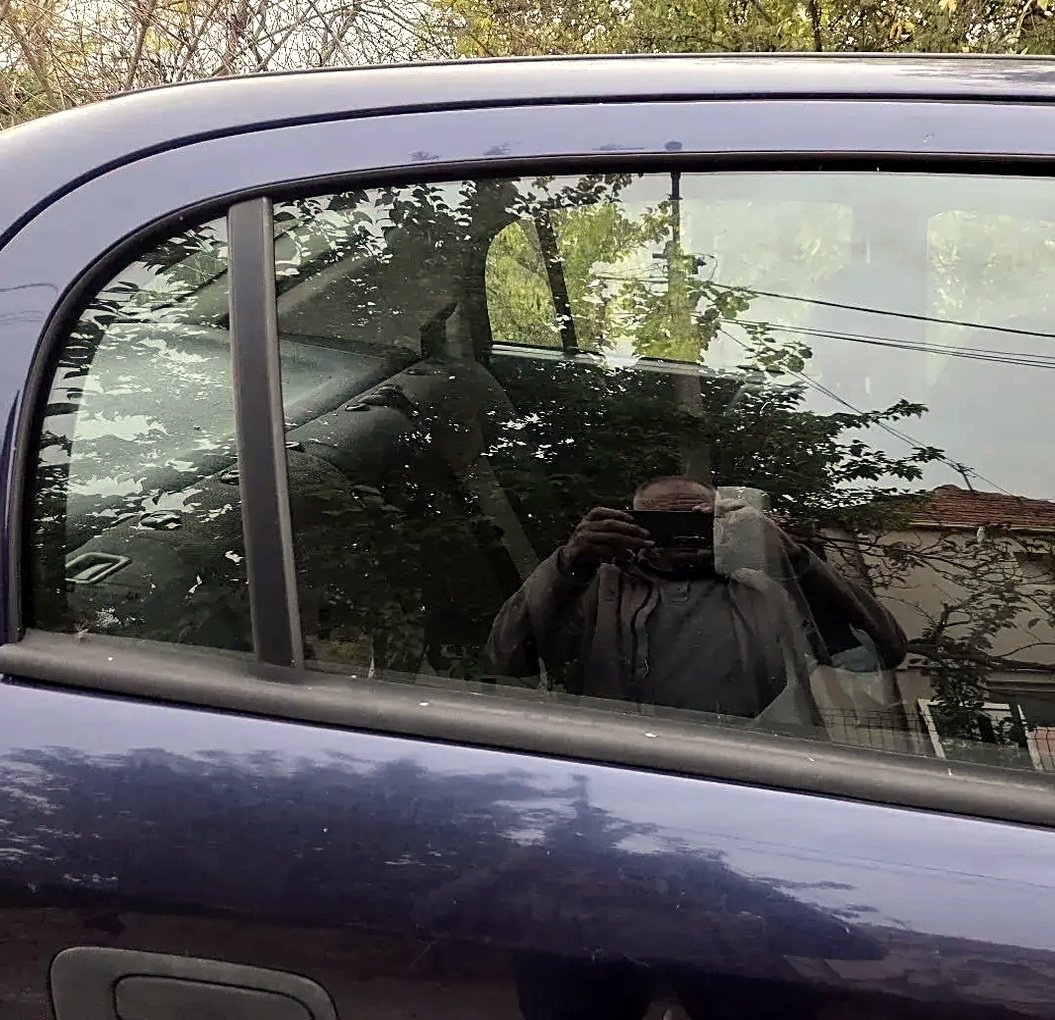 Rear right door window glass Opel Astra G