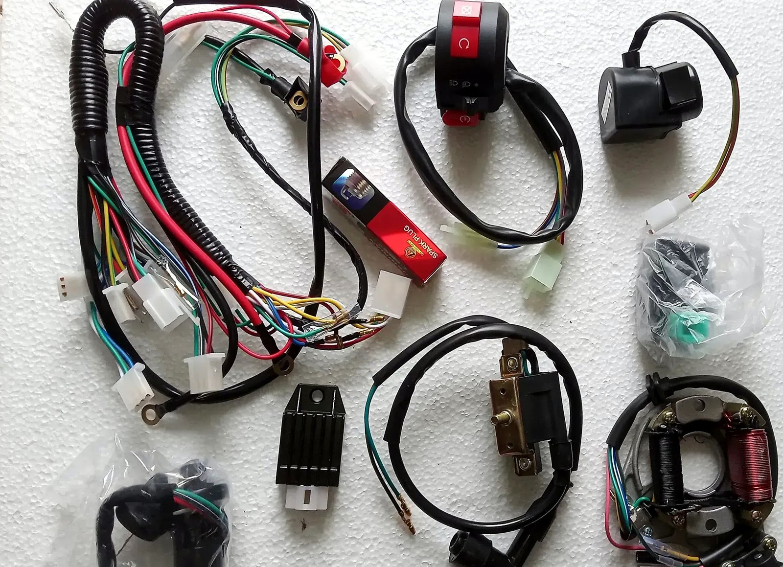 Complete wiring harness ATV 50cc-125cc 4-stroke