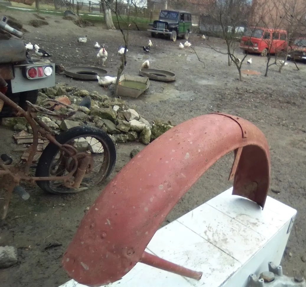 Front fender motorcycle