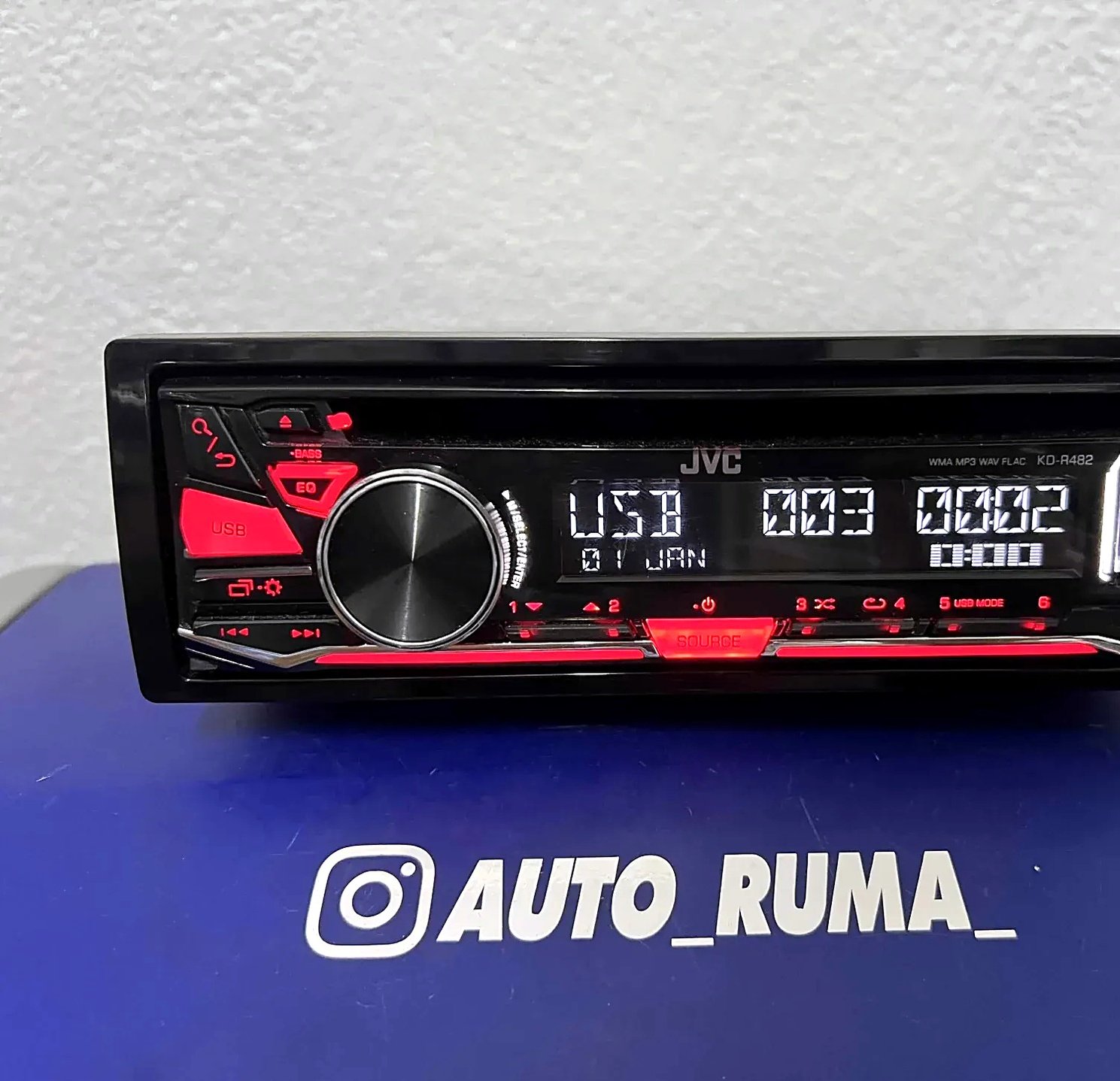 JVC KD-R482 CD USB radio with AUX