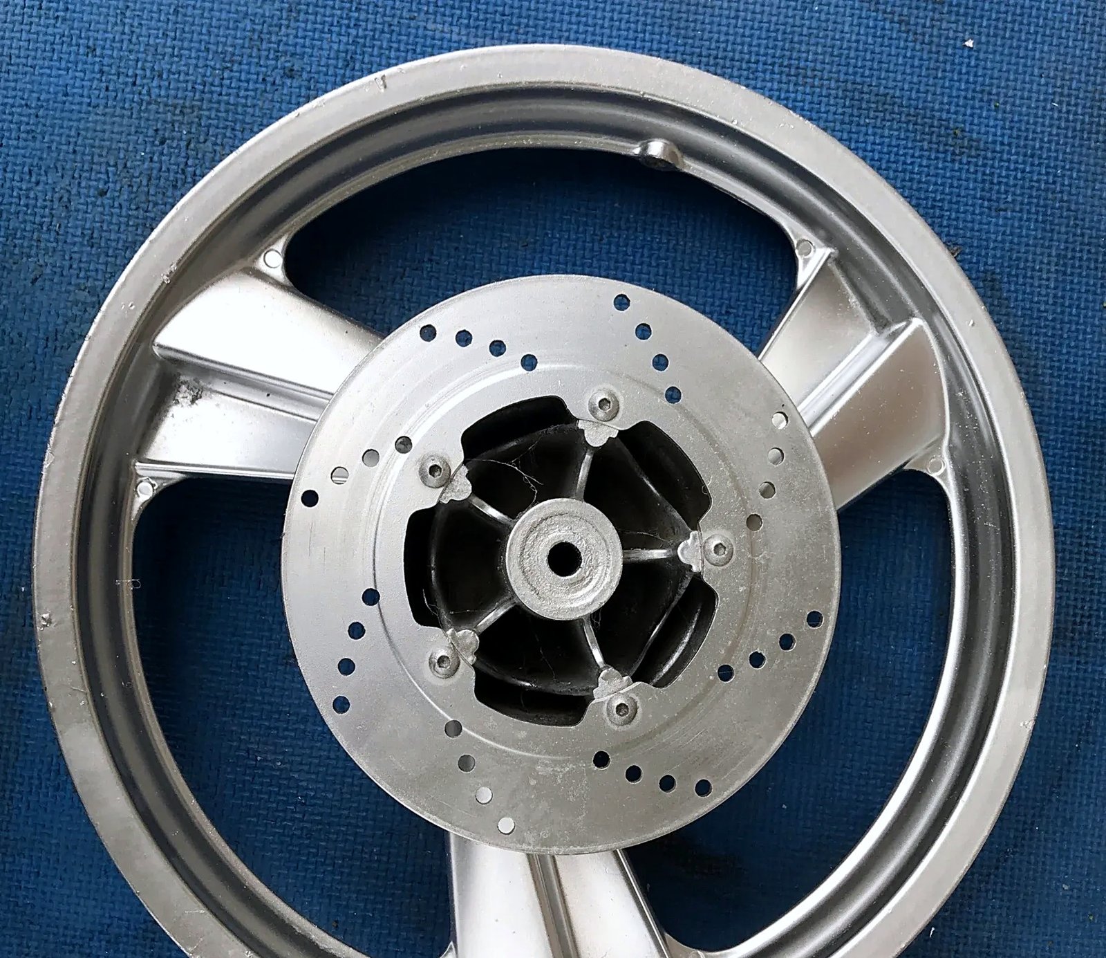 Front wheel 14x1.6 with brake disc GRIMECA