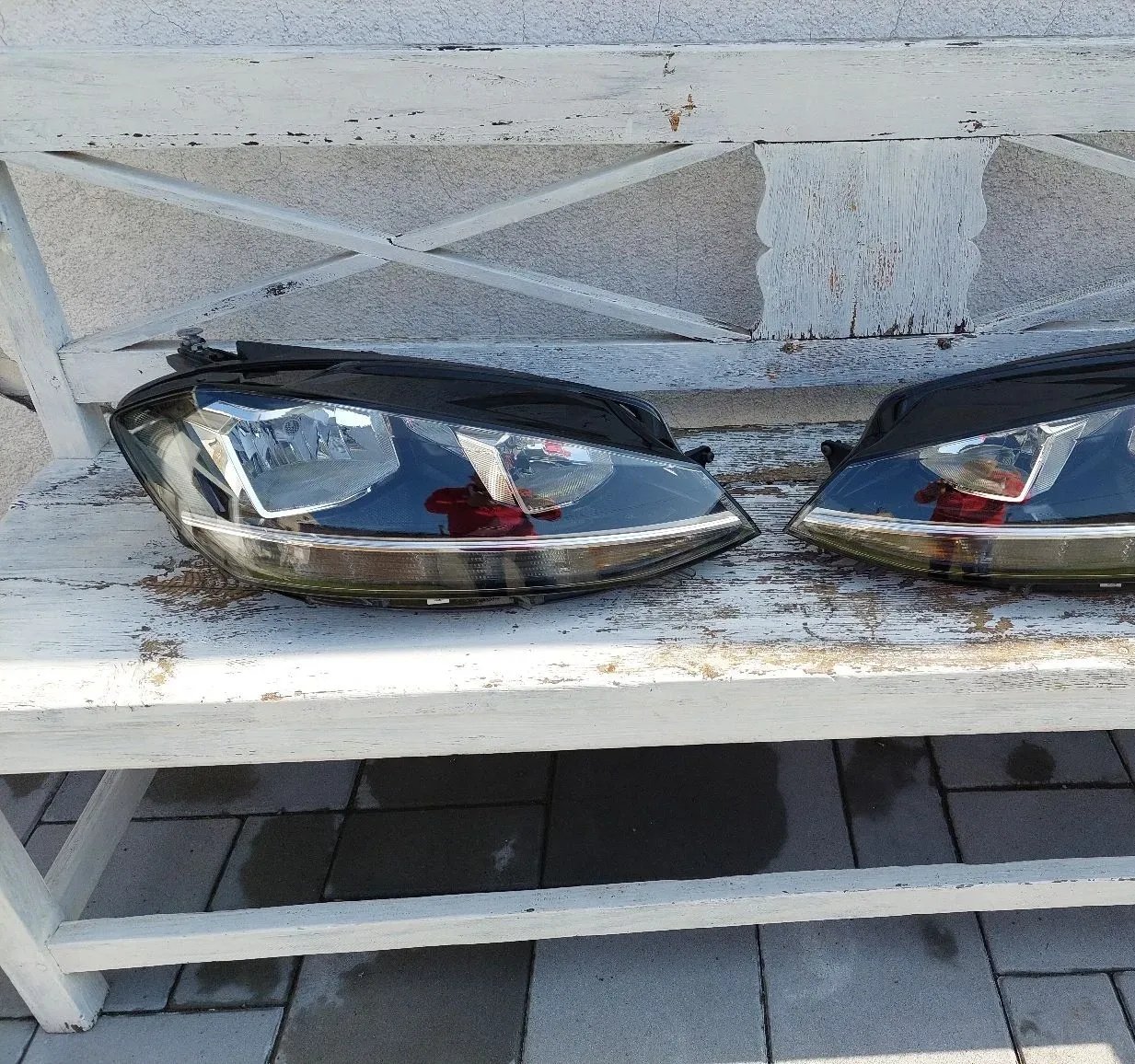 Front headlights VW Golf 7 Restafling 5G1941005D 5G1941006D