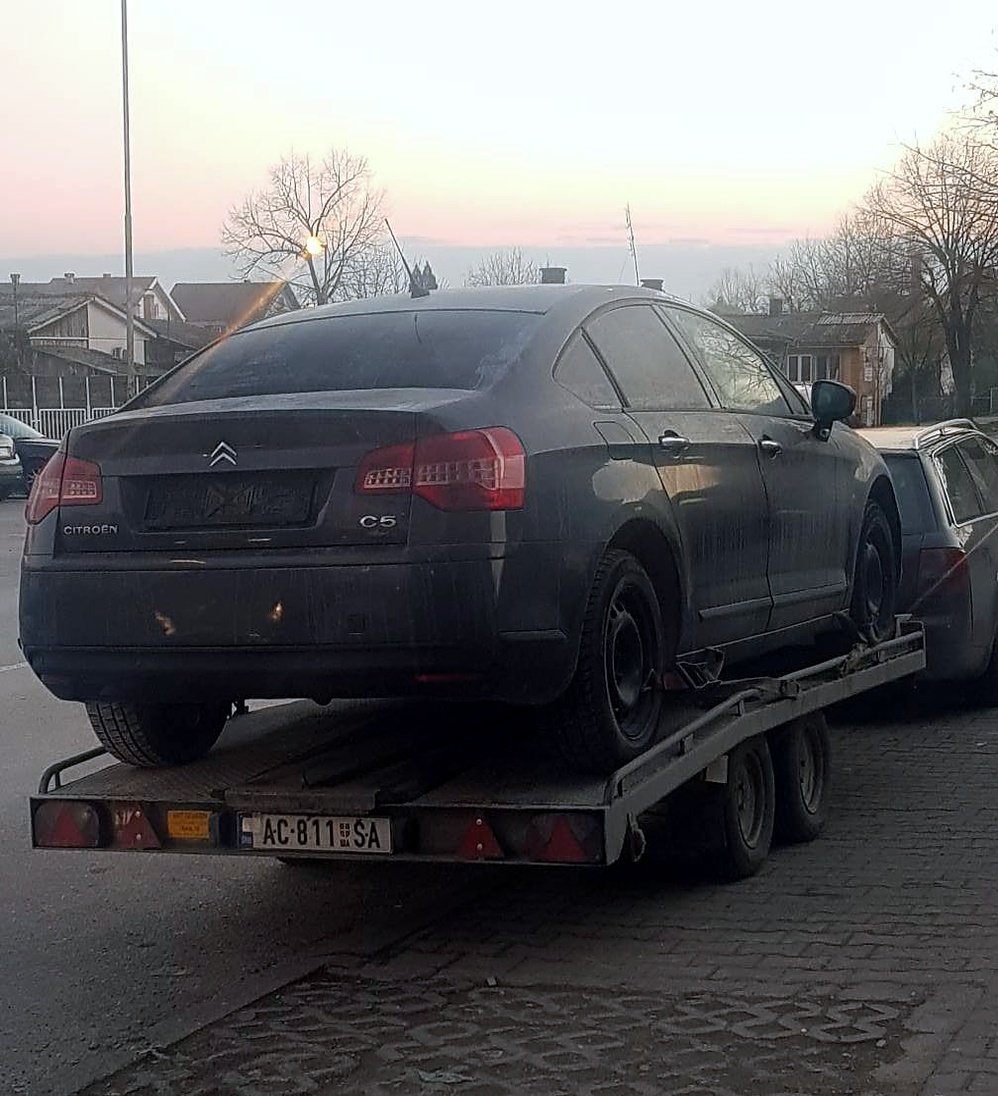 Rear bumper Citroen C5 X7 limousine