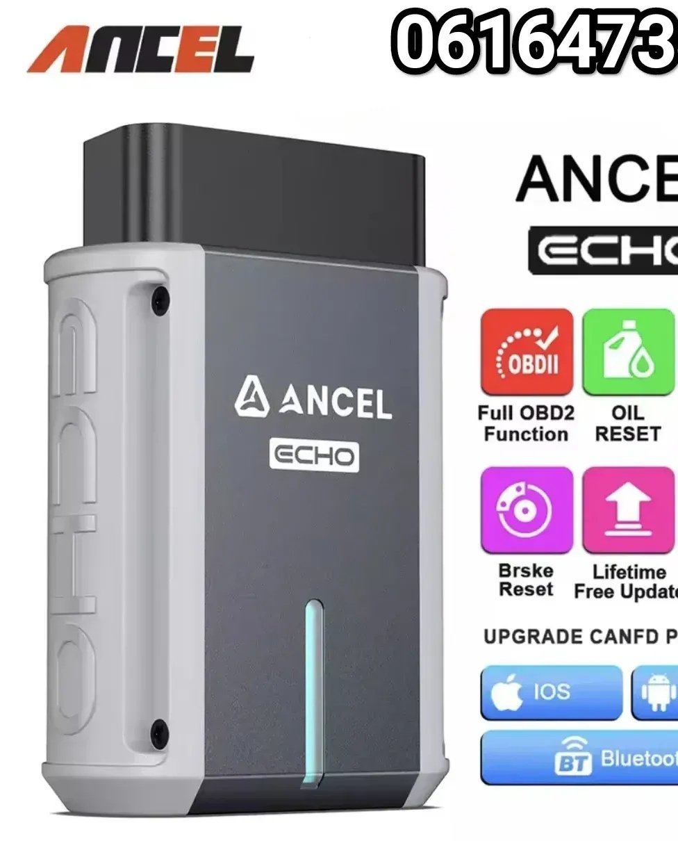 Ancel Echo OBD2 Bluetooth Diagnostic Scanner iOS Android