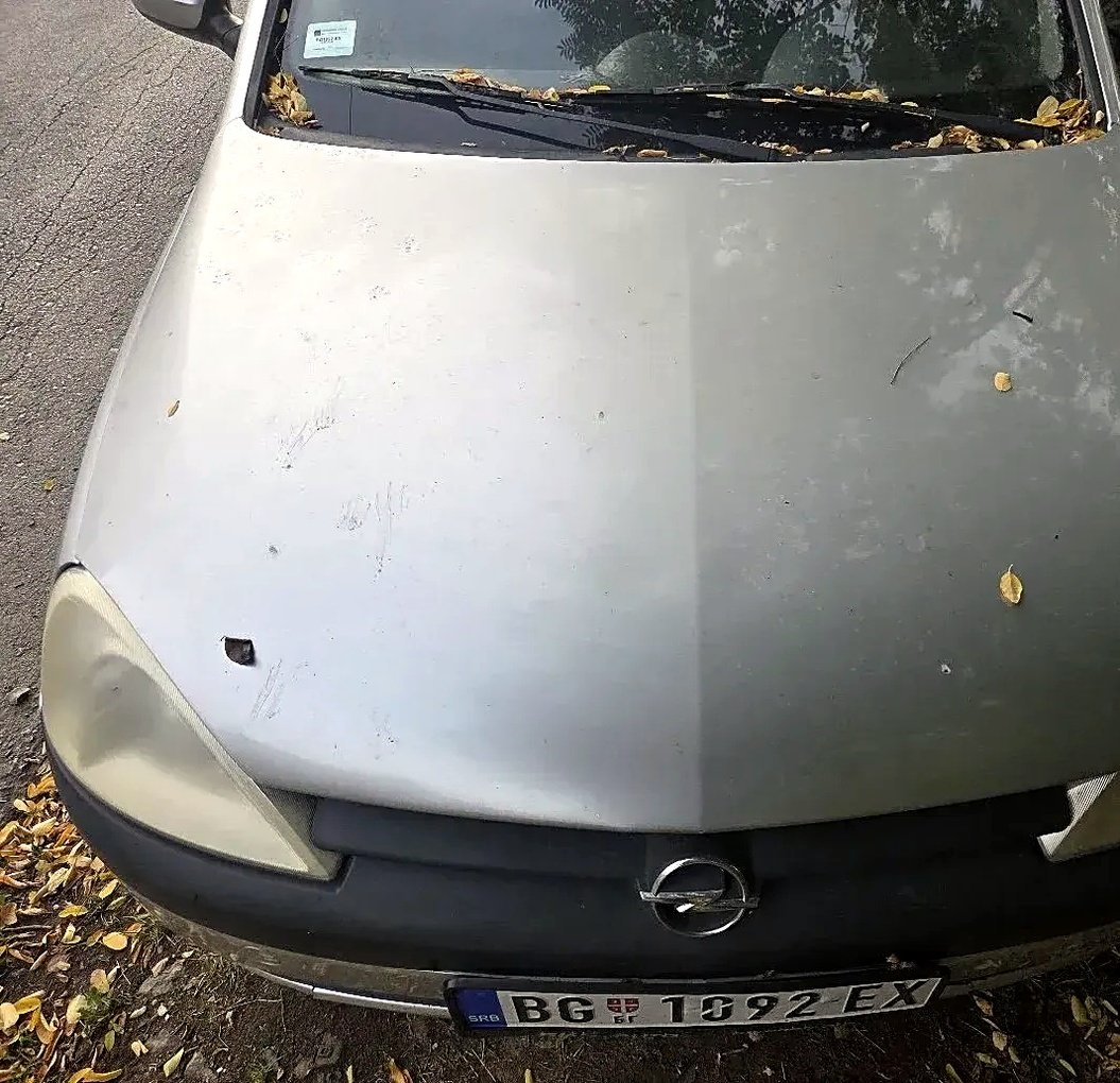 Bonnet Opel Corsa C Z157