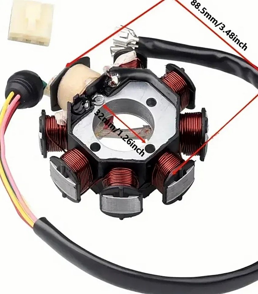 Stator coils for CG motorcycle engine 125cc 150cc 200cc 250cc