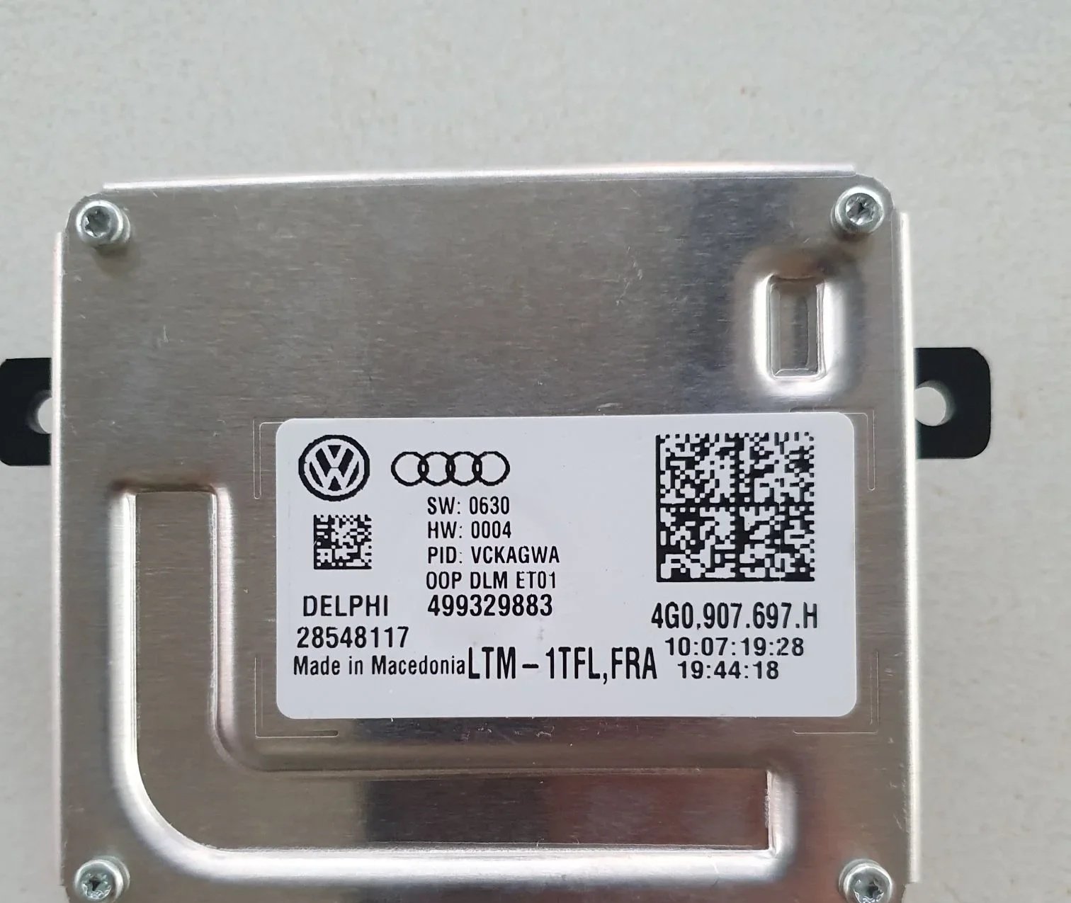 Headlight ballast VW Golf 7
