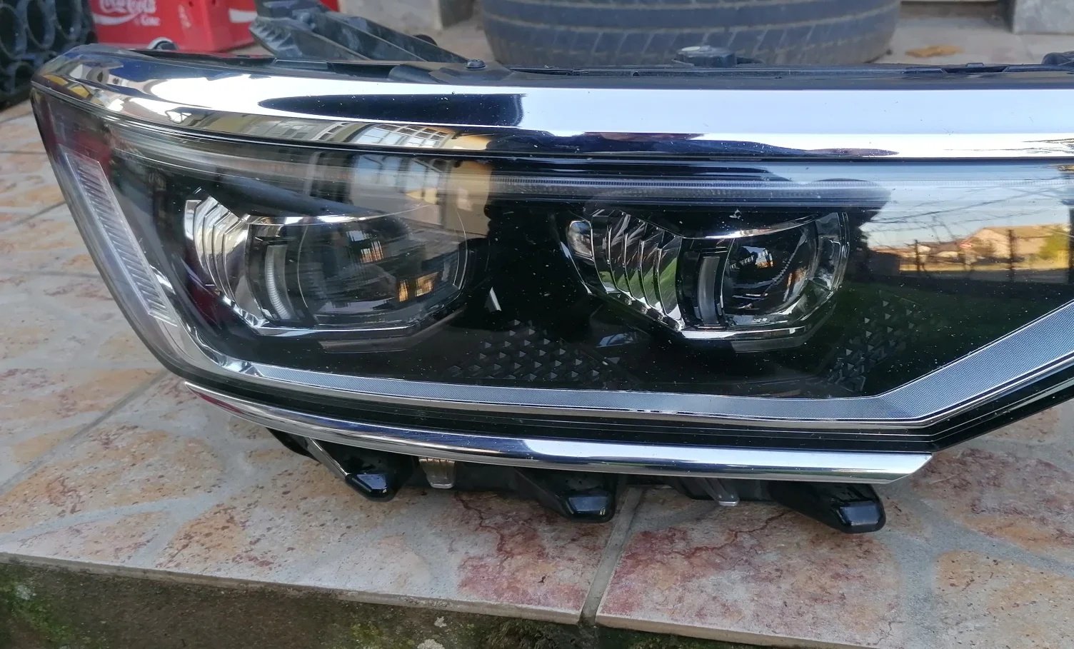 Right Full LED Headlight VW Passat B8 Facelift