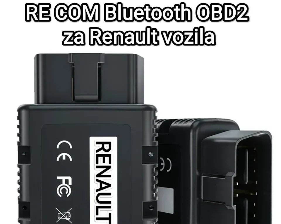 RE-COM Bluetooth OBD2 Diagnostic Scanner Renault Vehicles