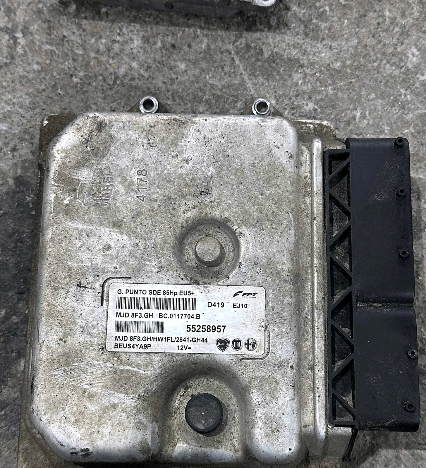 Engine control unit Fiat Evo 1.3 Multijet