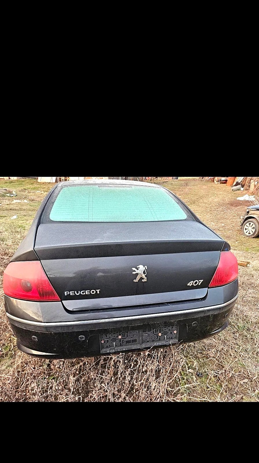 Rear bumper with parking sensors Peugeot 407