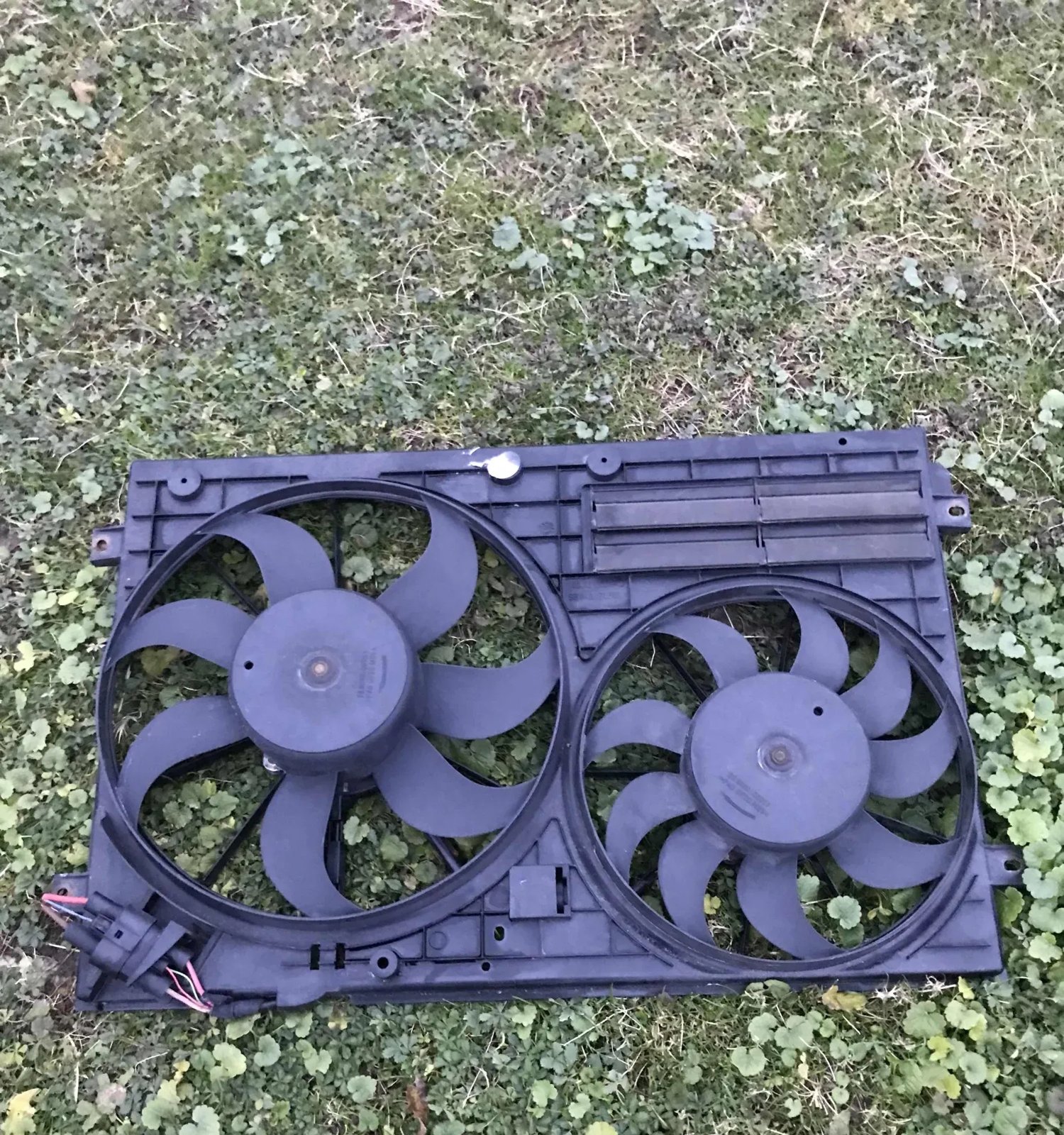 Water radiator fan
