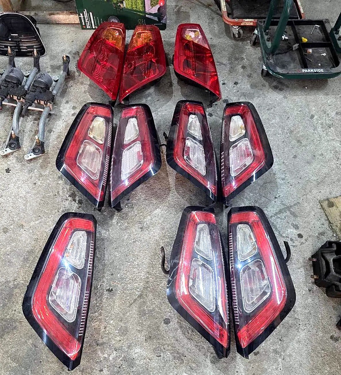 Headlight lights Fiat Evo