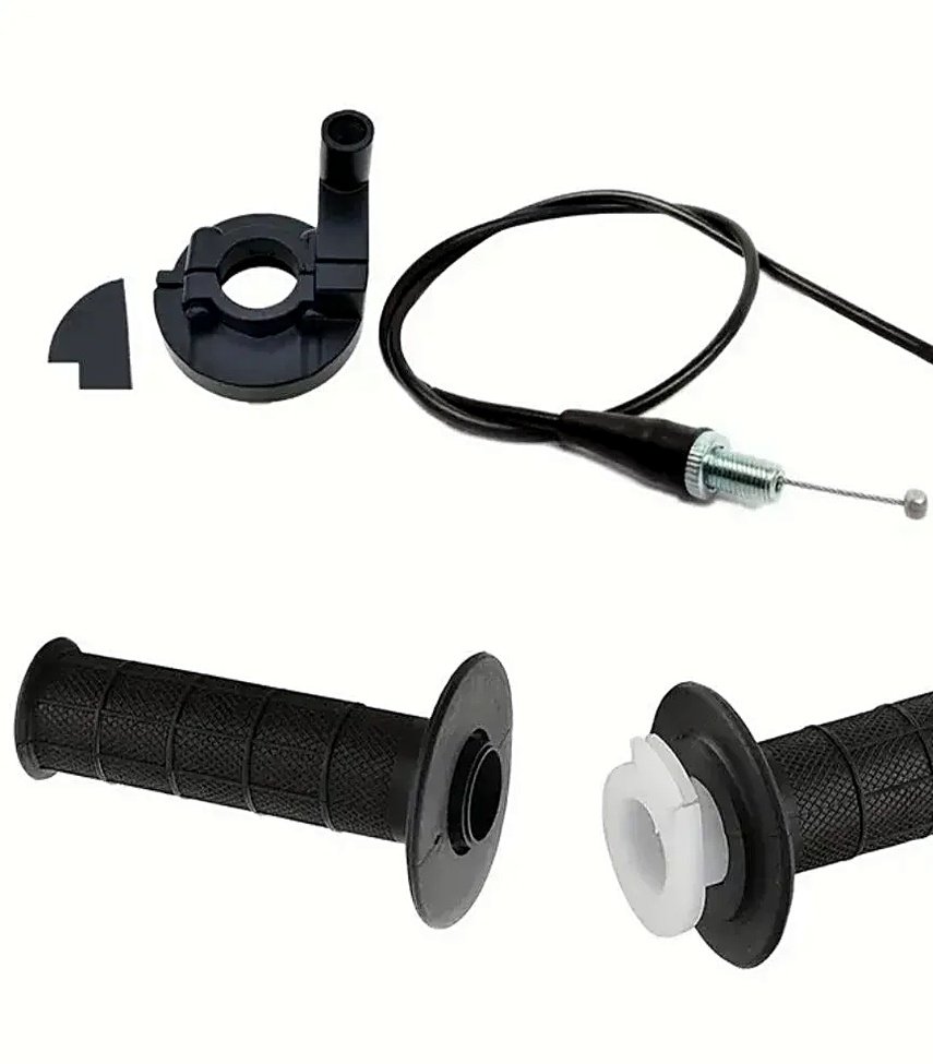 Throttle handle with cable 2 models ATV