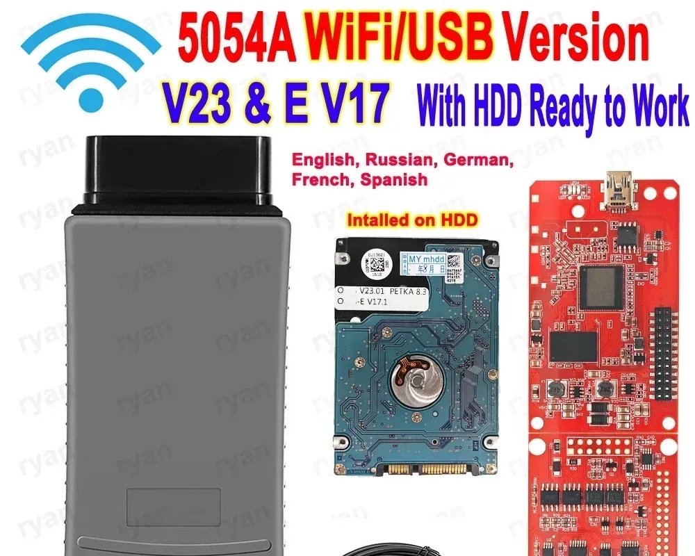 ODIS V23.05 Full Chip 5054A WIFI USB OBD2 Diagnostic Scanner