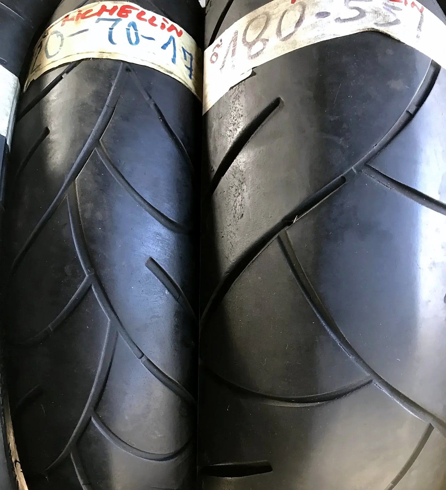 Michelin used tyre set 180/55-17 120/70-17