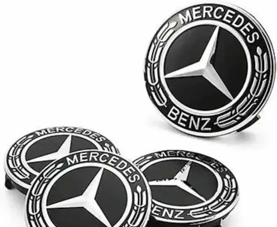 Mercedes wheel centre caps 75mm