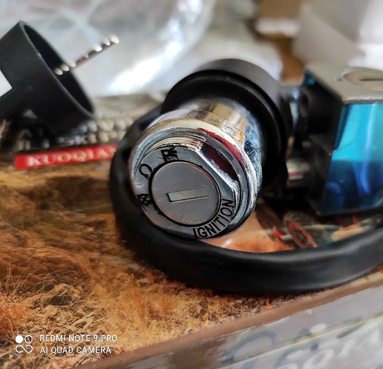 Ignition switch with steering lock and key Linhai CF