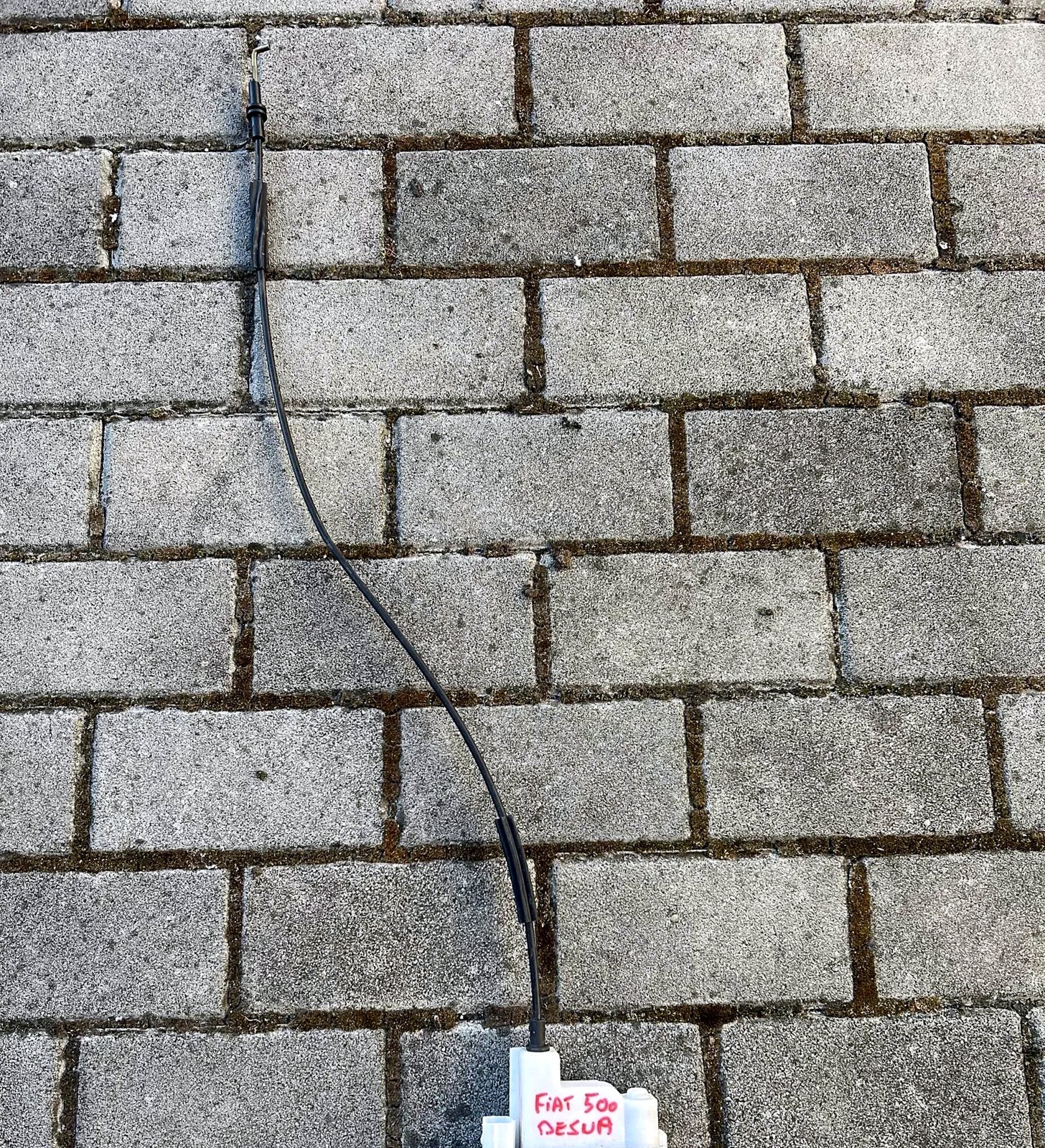 Interior door handle inner right front Fiat 500