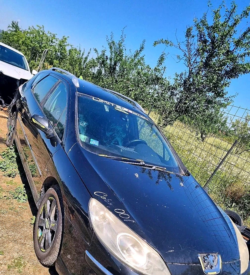 Peugeot 407 doors, wings, bumper, bonnet black