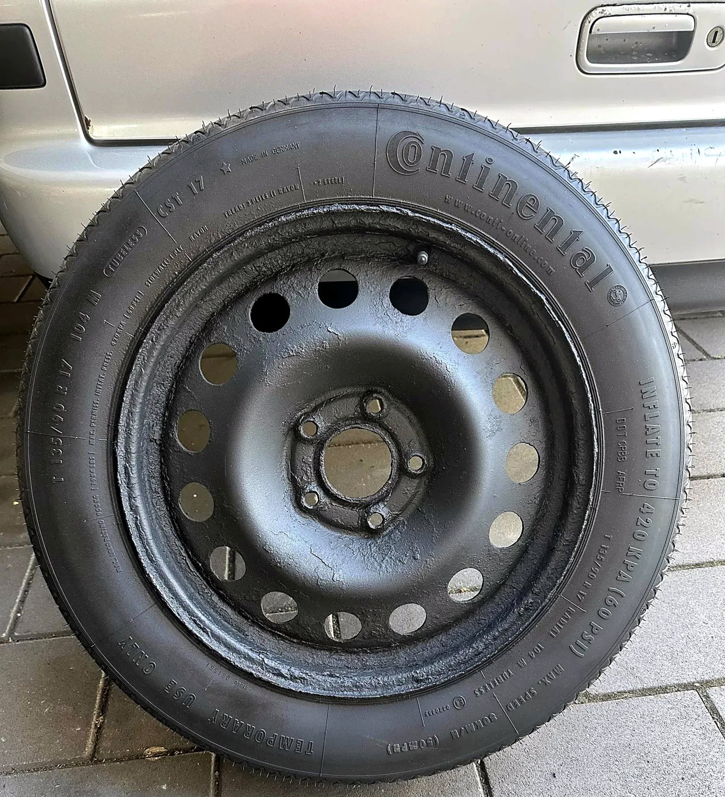 Spare wheel BMW 5x120 17 inch