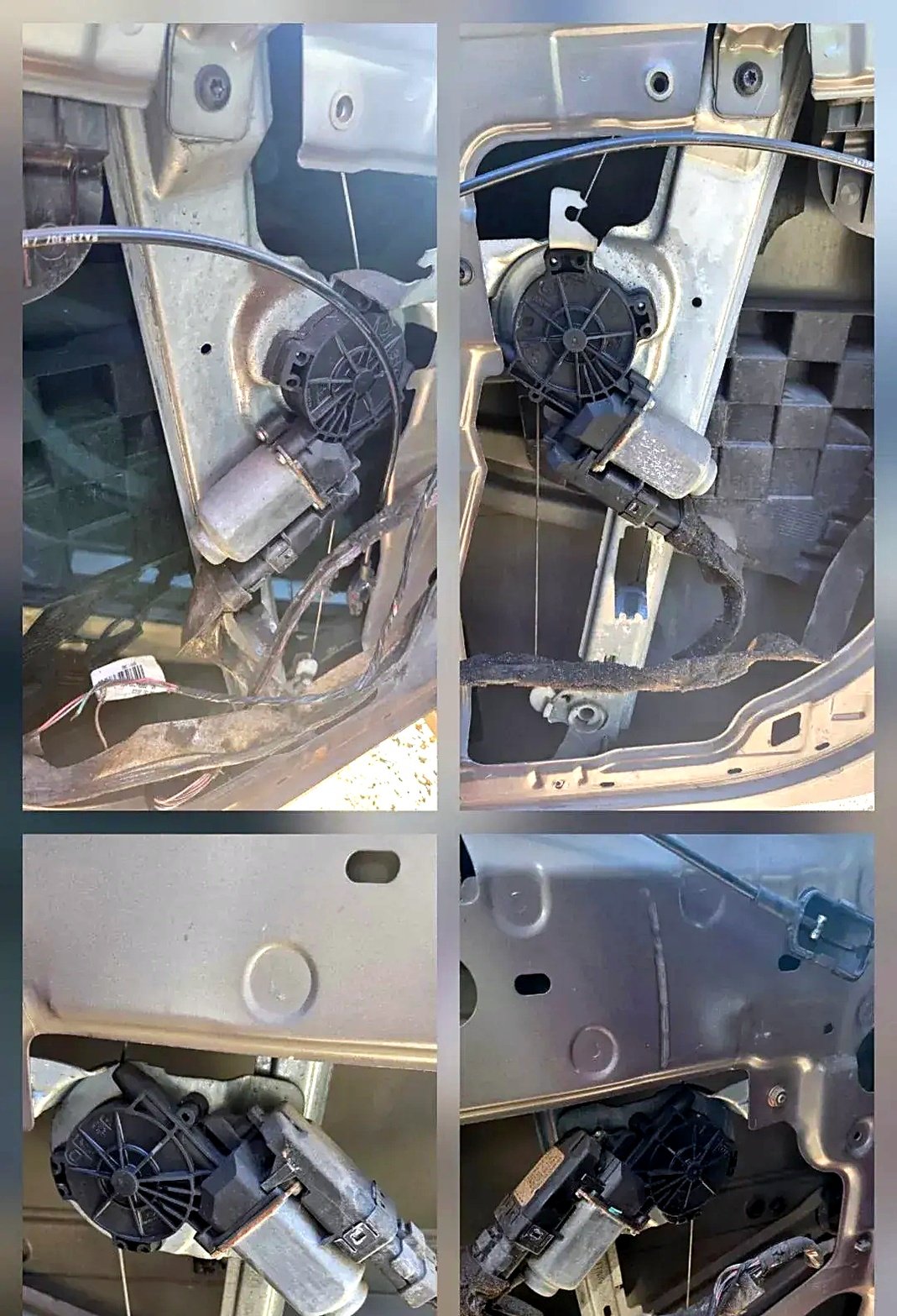 Front and rear window regulator Renault Scenic 2