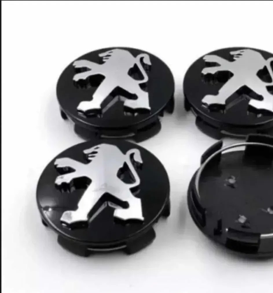 Peugeot wheel center caps 60mm