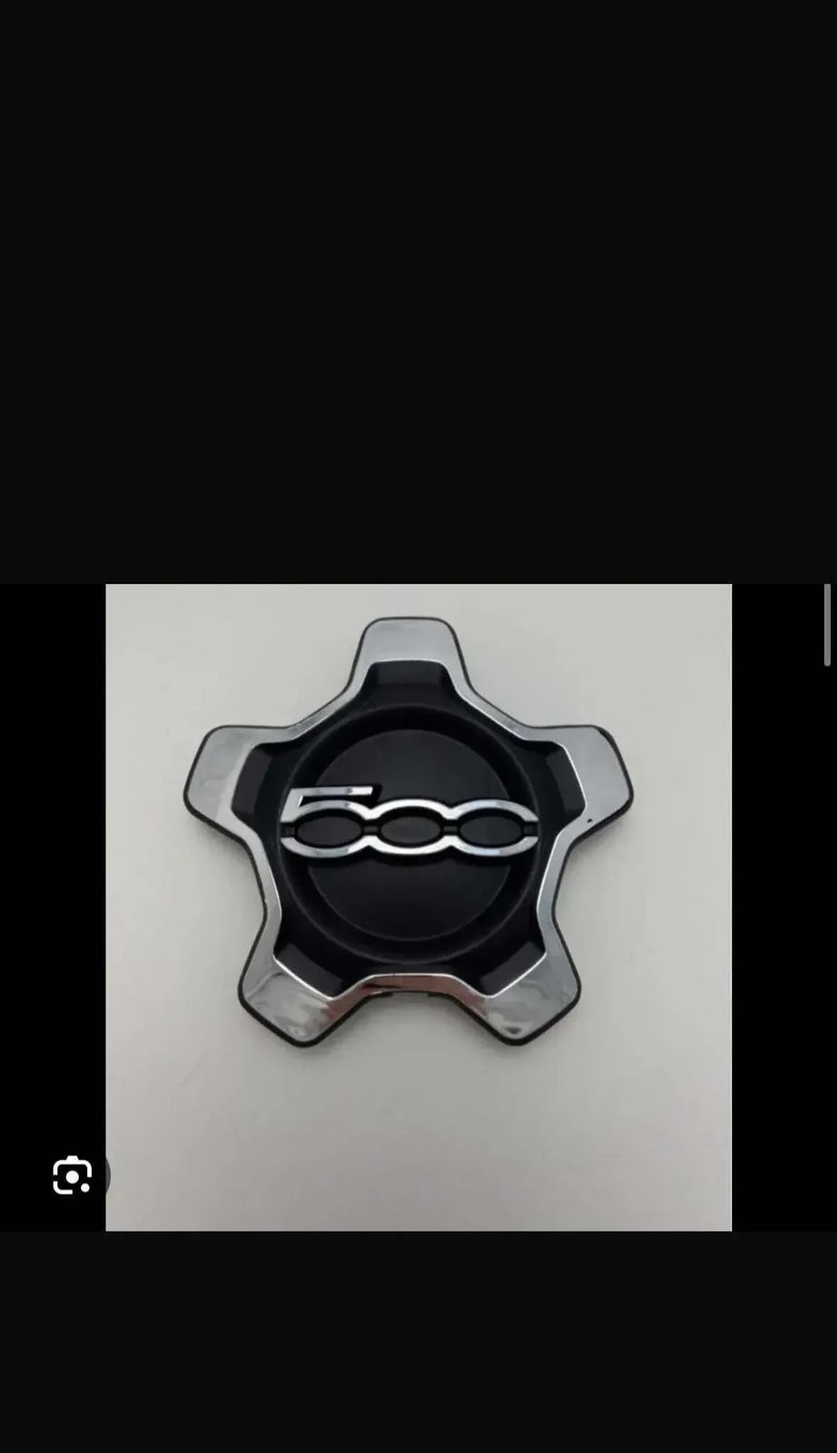 Wheel centre caps Fiat 500 500L 500X