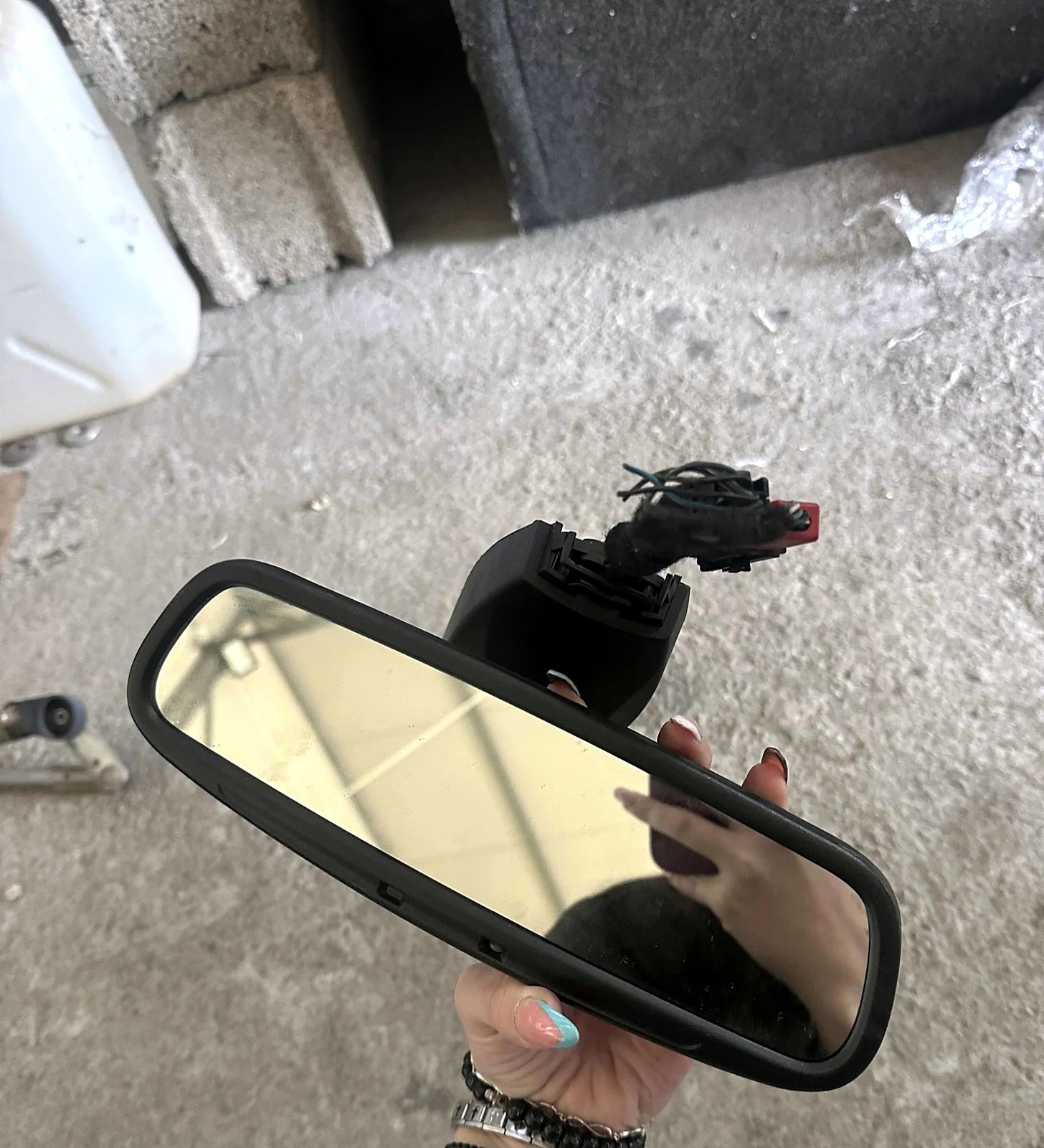 Dimming interior rear view mirror Lancia Delta