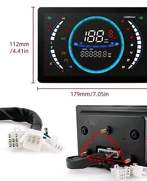 Odometer for ATV and motorcycles universal