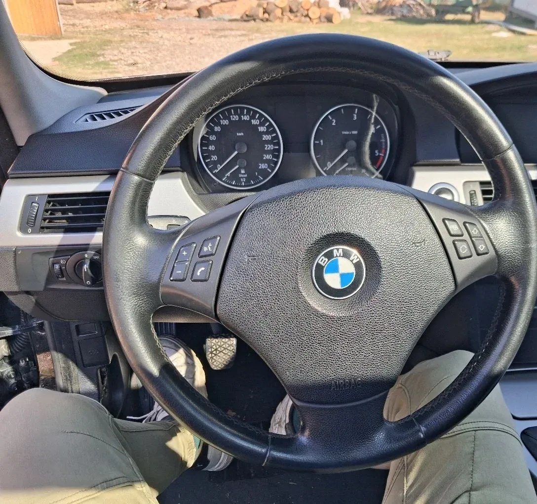 Leather multifunctional steering wheel BMW E90 E92 E87