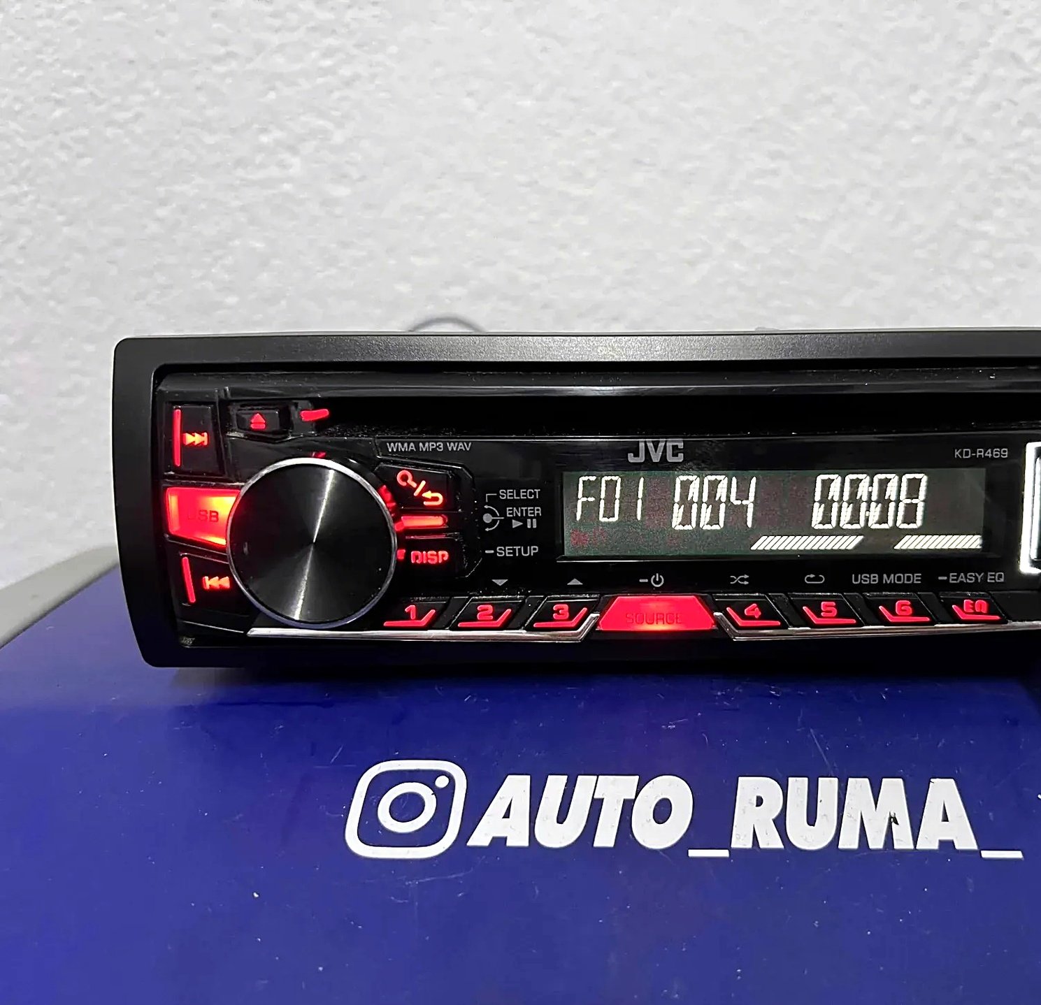 JVC KD-R469 CD USB Aux auto radio
