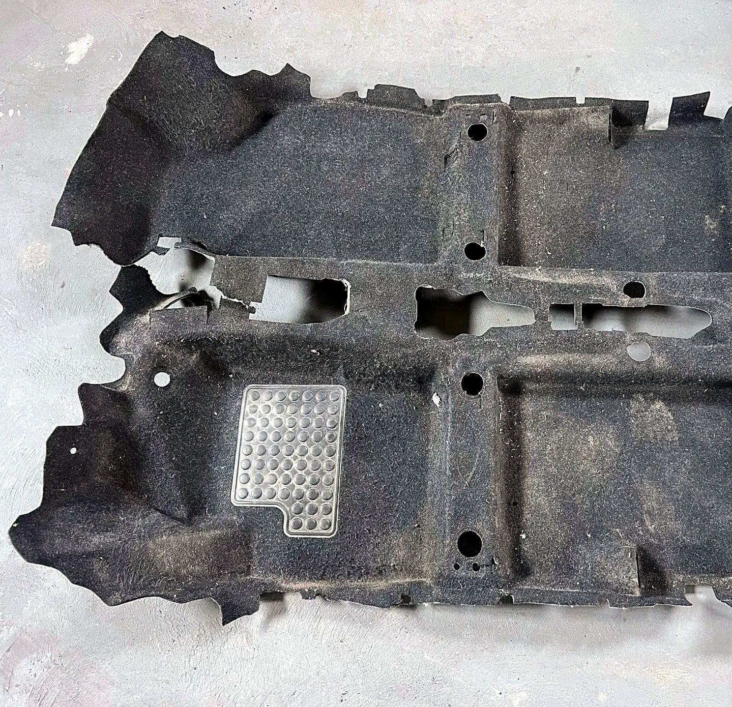 Tepih crni Fiat 500