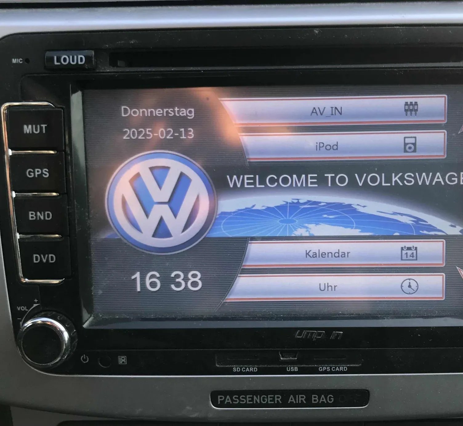 Multimedia Navigation Unit VW Golf 5 Golf 6 Golf 7 Passat B6 B7 Touran
