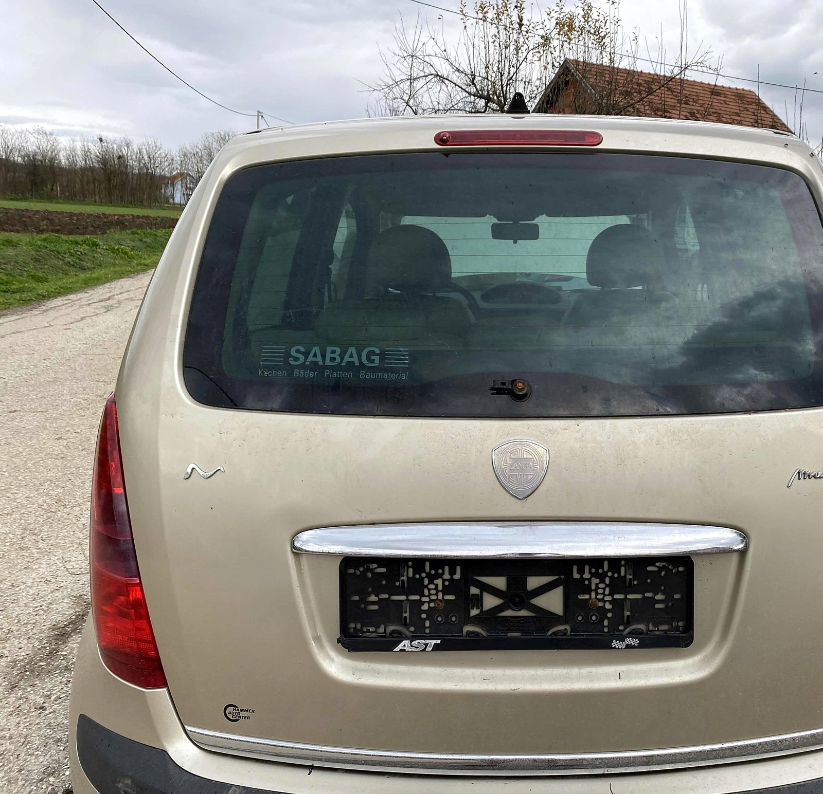 Tailgate Lancia Musa 2007
