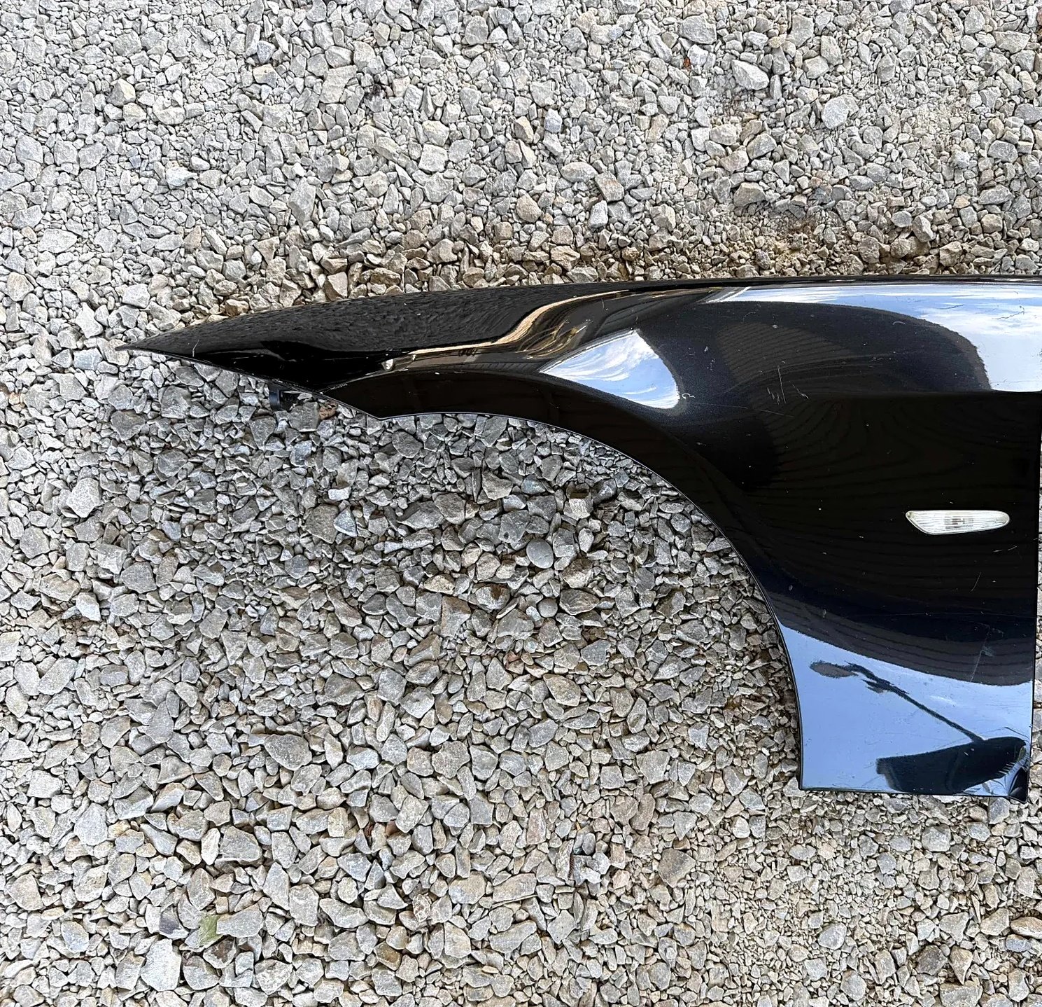 Front left wing black BMW E90 E91