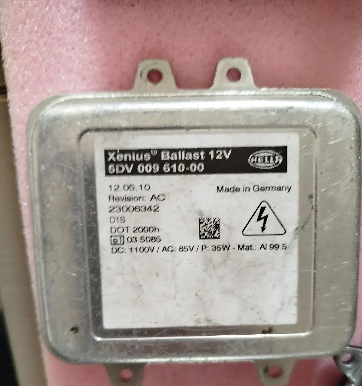 Xenon Trafo 5DV00961000