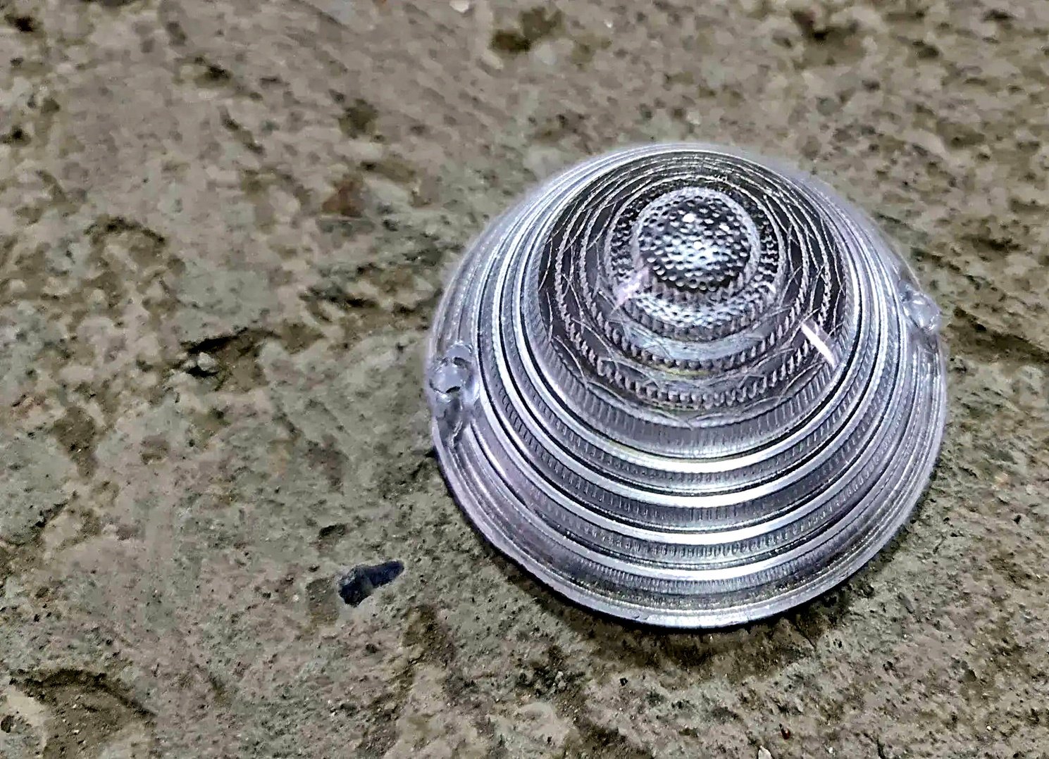Staklo migavca za Fiću belo