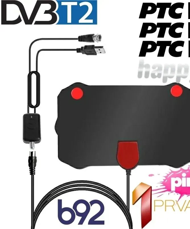Sobna HDTV DVB-T2 TV antena
