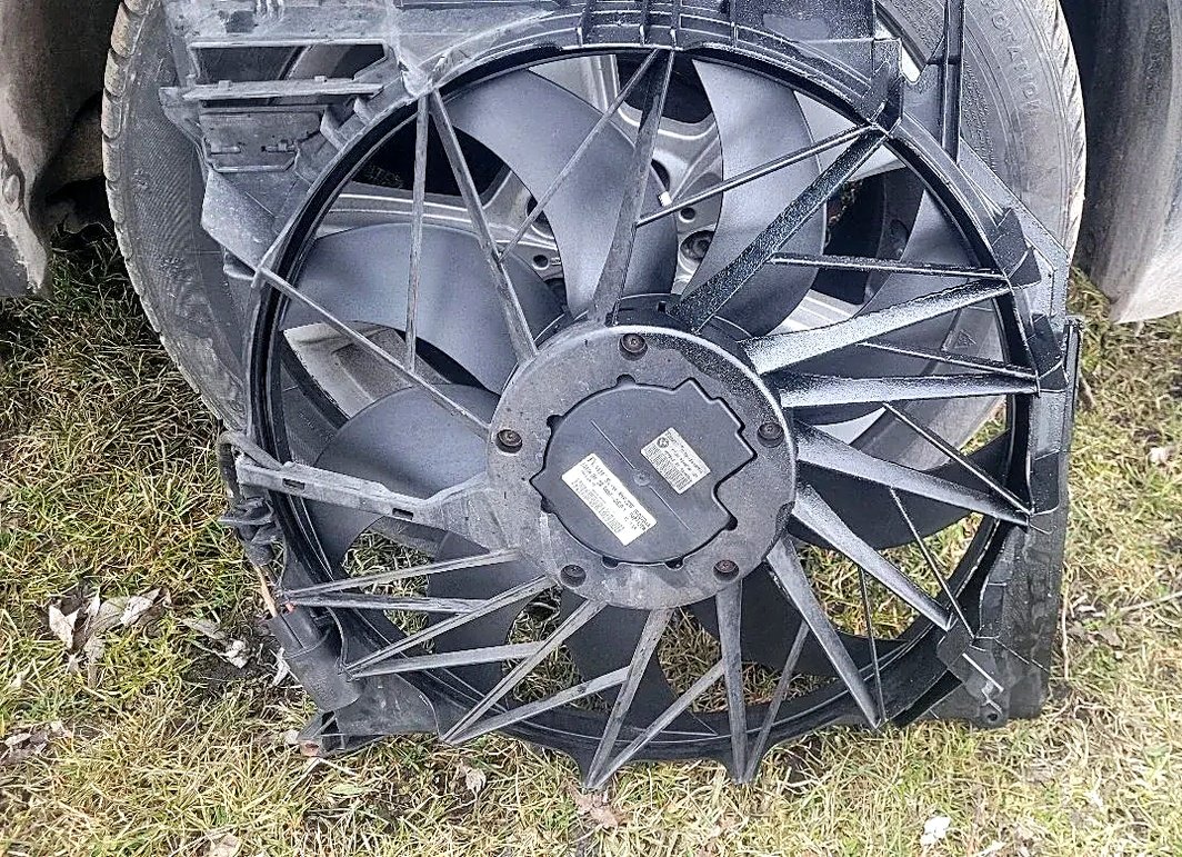 Radiator cooling fan BMW X3 E83
