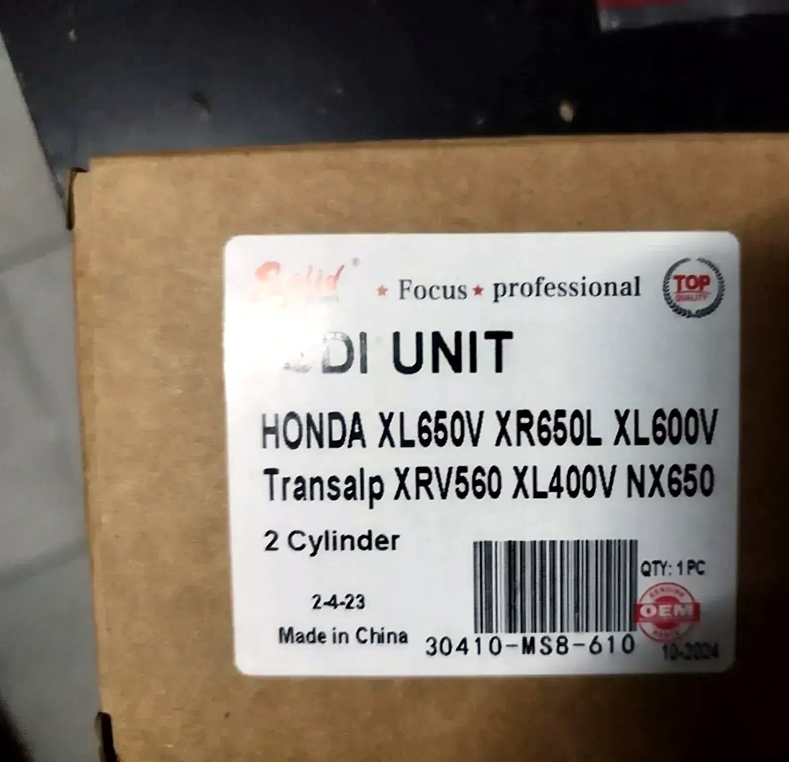 CDI Honda XL650 Transalp