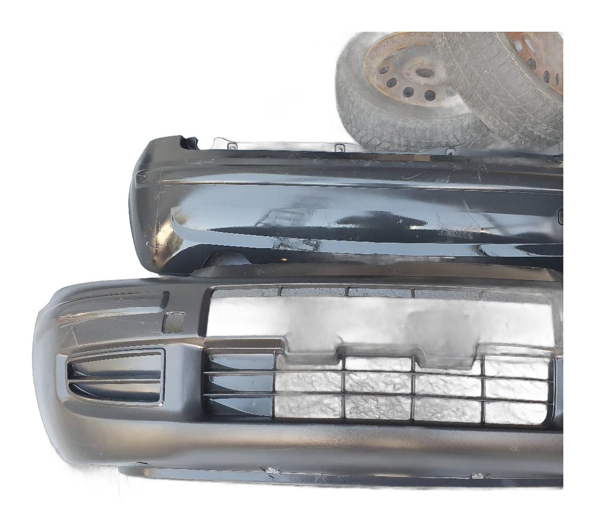 Front and Rear Bumper Fiat Panda