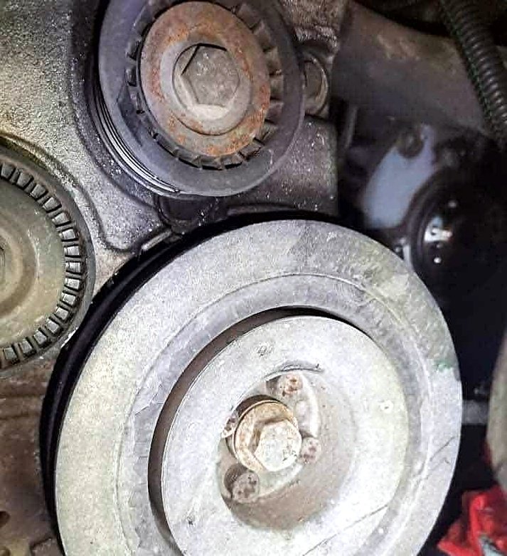 Crankshaft timing belt Fiat Sedici