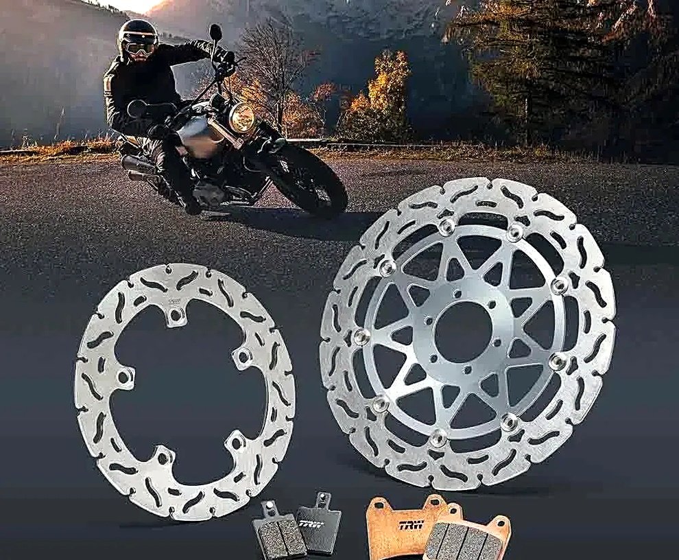 TRW brake discs for motorcycles and scooters