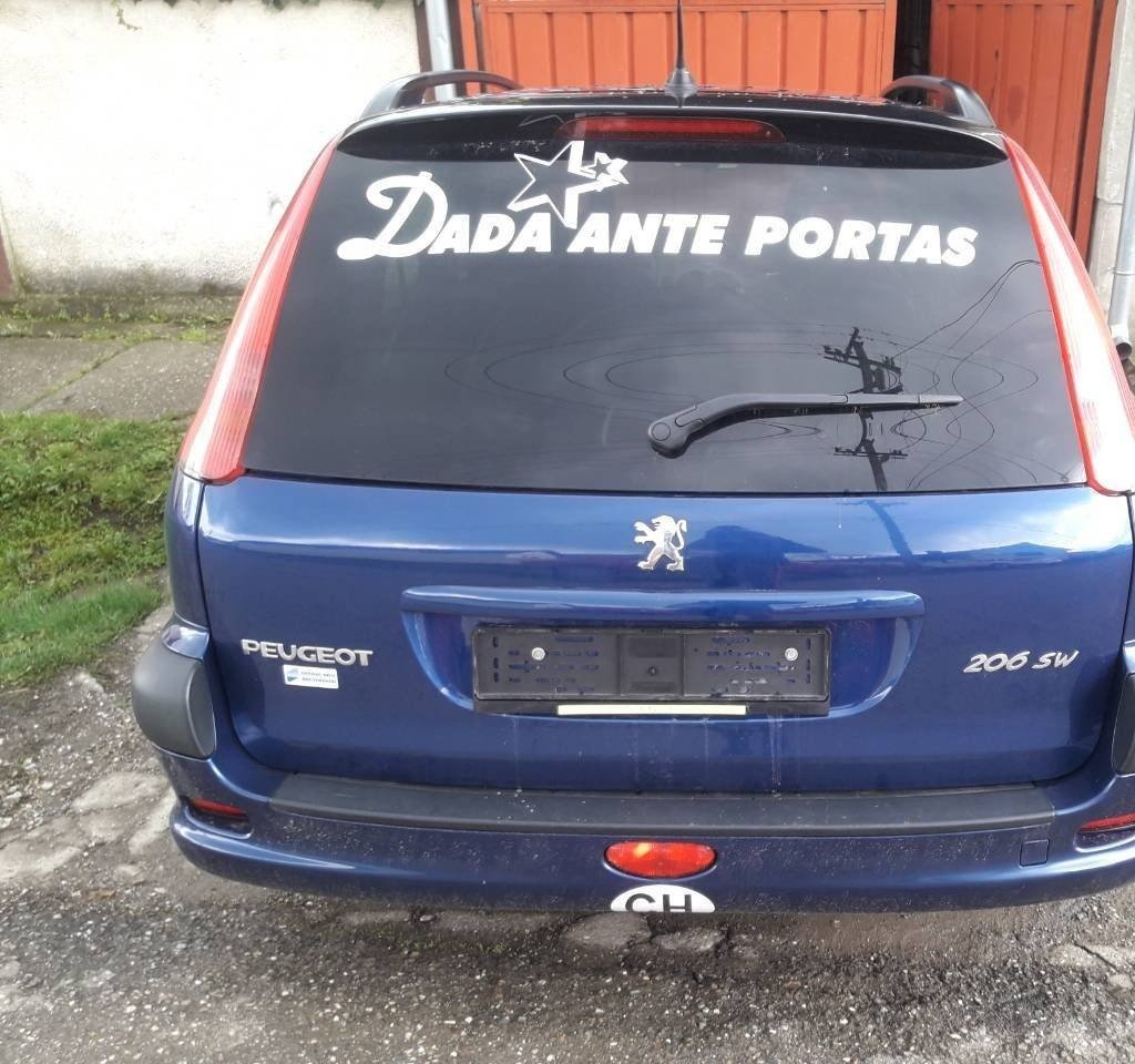 Peugeot 206 SW Karavan hatchback door, boot door, fender panels