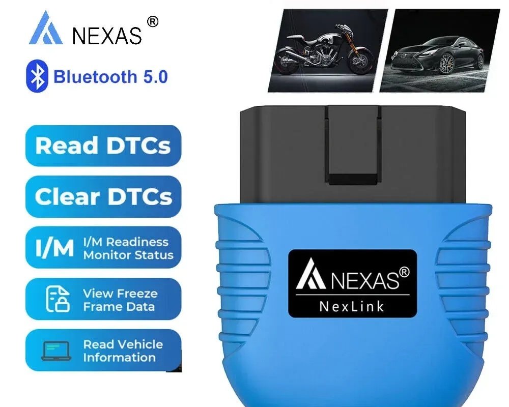 Nexas NexLink Bluetooth OBD2 EOBD Диагностический сканер