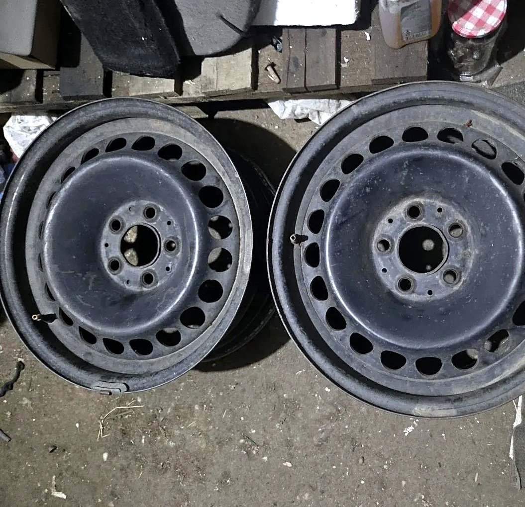 Steel wheels Mercedes 5x112 16